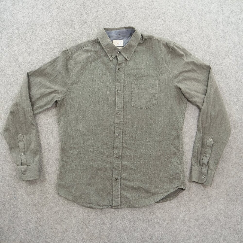 Men's AG Green Button-Up Shirt